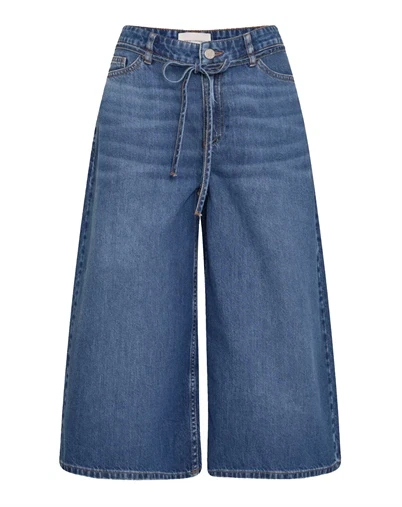 MSCH Copenhagen - MSCHKine Lis Culotte Jeans - Mid Blue Wash